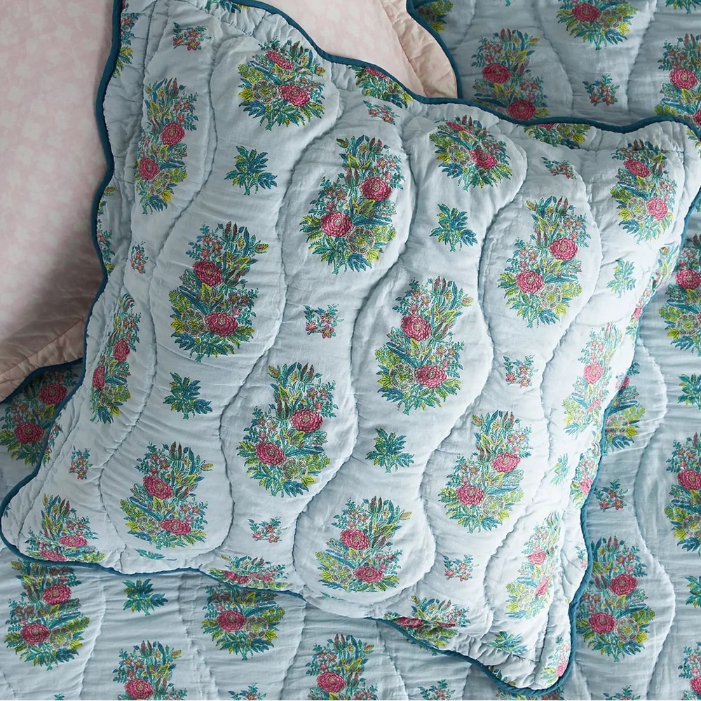 Anthropologie ILUKA EURO SHAM Style No. 4540H738AG